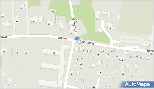 Nałęczów, Bochotnica, 2, mapa Nałęczów