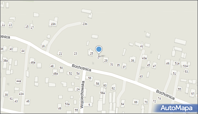Nałęczów, Bochotnica, 27, mapa Nałęczów