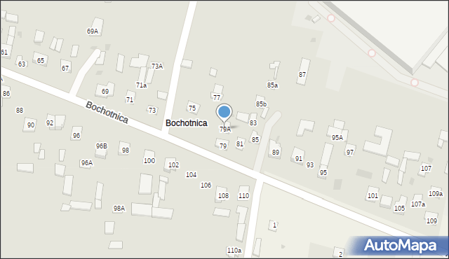Nałęczów, Bochotnica, 79A, mapa Nałęczów