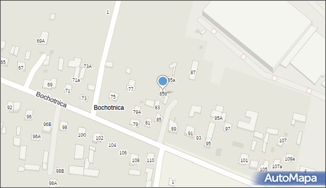Nałęczów, Bochotnica, 85b, mapa Nałęczów