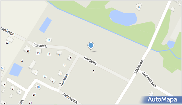 Nekla, Bociania, 10, mapa Nekla