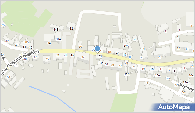 Niemodlin, Bohaterów Powstań Śląskich, 35, mapa Niemodlin