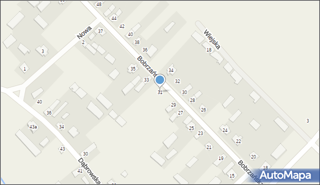Nowy Dwór, Bobrzańska, 31, mapa Nowy Dwór