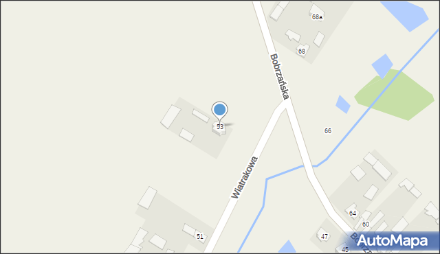 Nowy Dwór, Bobrzańska, 53, mapa Nowy Dwór