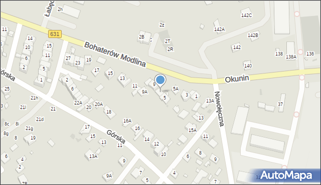 Nowy Dwór Mazowiecki, Bohaterów Modlina, 7, mapa Nowy Dwór Mazowiecki