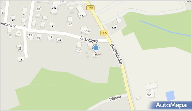 Nowy Wiśnicz, Bocheńska, 20, mapa Nowy Wiśnicz