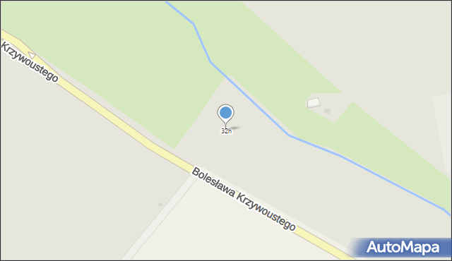 Oleśnica, Bolesława Krzywoustego, 32h, mapa Oleśnica