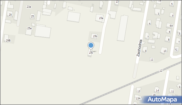 Opacz-Kolonia, Bodycha Stanisława, 15c, mapa Opacz-Kolonia