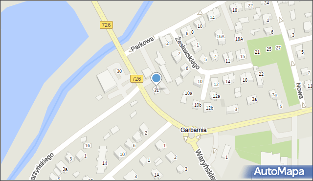 Opoczno, Bończy-Załęskiego Kazimierza, gen., 31, mapa Opoczno