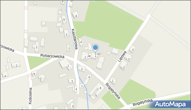 Opolno-Zdrój, Bogatyńska, 1, mapa Opolno-Zdrój