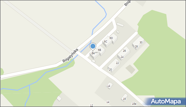 Opolno-Zdrój, Bogatyńska, 6A, mapa Opolno-Zdrój