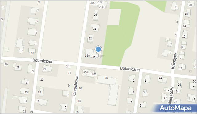 Osielsko, Botaniczna, 35D, mapa Osielsko