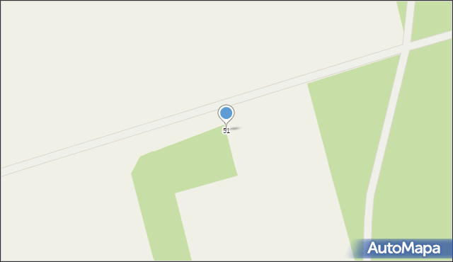 Parysów, Borowska, 51, mapa Parysów