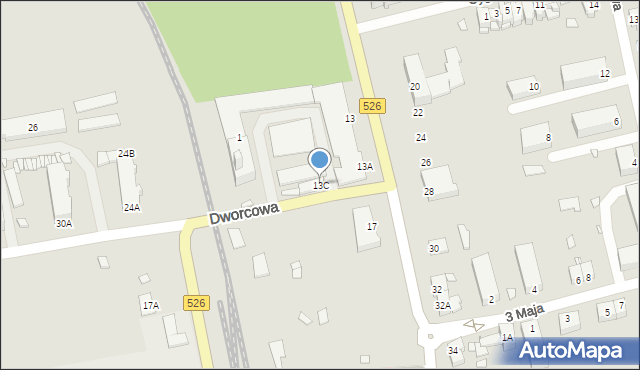 Pasłęk, Bohaterów Westerplatte, 13C, mapa Pasłęk