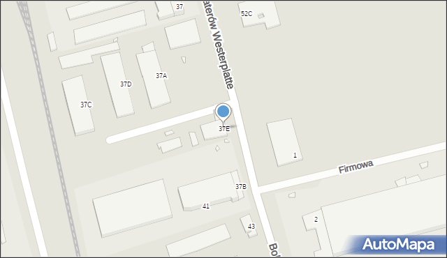 Pasłęk, Bohaterów Westerplatte, 37E, mapa Pasłęk