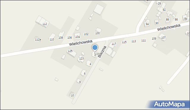 Pelikan, Boczna, 2, mapa Pelikan