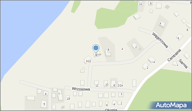 Piece, Bociania, 8, mapa Piece