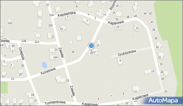Piotrków Trybunalski, Bosmańska, 10, mapa Piotrków Trybunalski