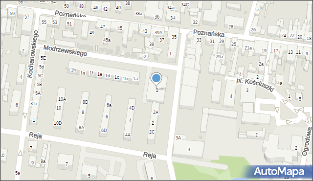 Pleszew, Bogusza M., 2, mapa Pleszew