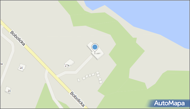 Polanów, Bobolicka, 17, mapa Polanów