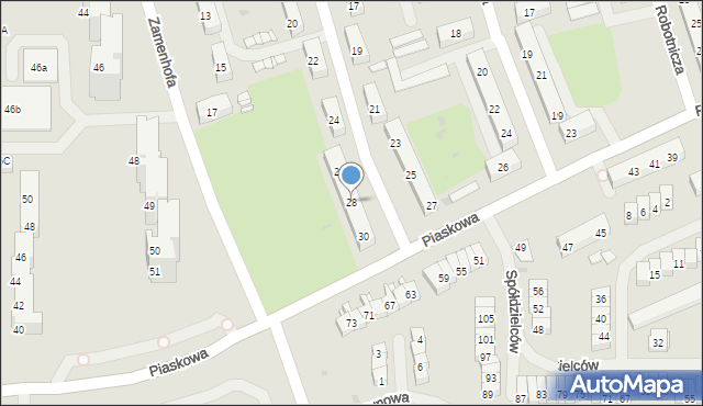 Police, Bohaterów Westerplatte, 28, mapa Police