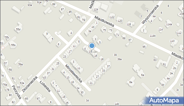 Poznań, Bobolicka, 12, mapa Poznania