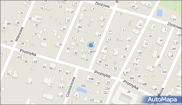 Pruszków, Bogumiły, 18, mapa Pruszków