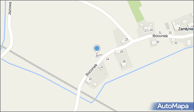 Przeciszów, Boconek, 23, mapa Przeciszów