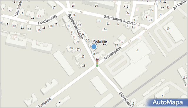 Przemyśl, Borelowskiego Marcina, płk., 16, mapa Przemyśla