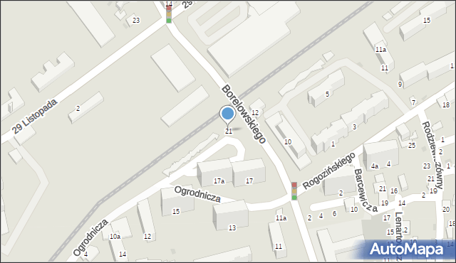 Przemyśl, Borelowskiego Marcina, płk., 21, mapa Przemyśla