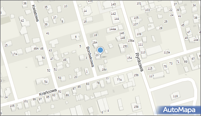 Przeźmierowo, Borówkowa, 21, mapa Przeźmierowo