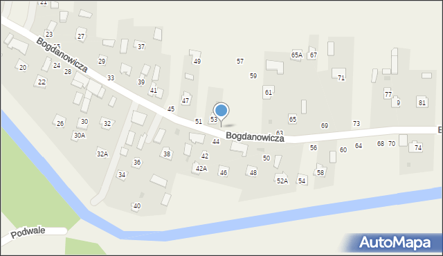 Puchaczów, Bogdanowicza Kazimierza, 55, mapa Puchaczów