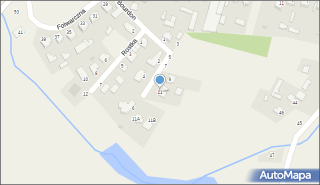 Pysznica, Bourdon Marii, 11, mapa Pysznica