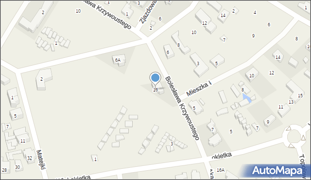 Rewal, Bolesława Krzywoustego, 16, mapa Rewal