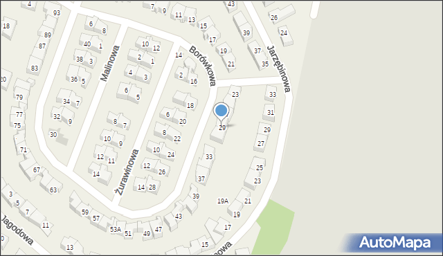 Rotmanka, Borówkowa, 29, mapa Rotmanka