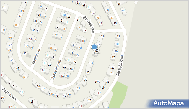 Rotmanka, Borówkowa, 31, mapa Rotmanka