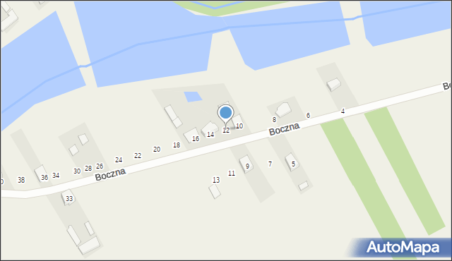 Rudzienko, Boczna, 12, mapa Rudzienko
