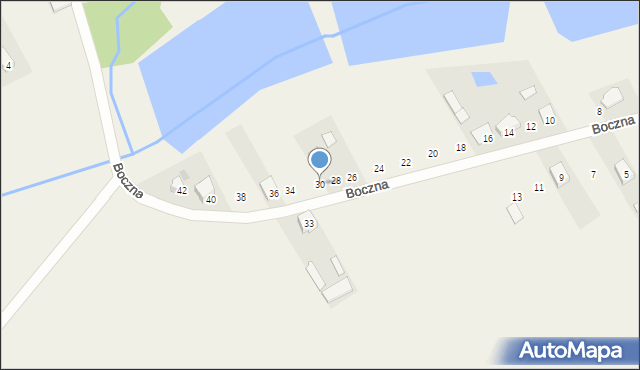 Rudzienko, Boczna, 30, mapa Rudzienko