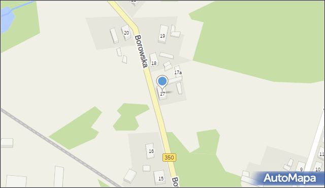 Ruszów, Borowska, 17, mapa Ruszów