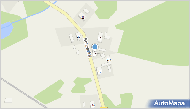 Ruszów, Borowska, 18, mapa Ruszów