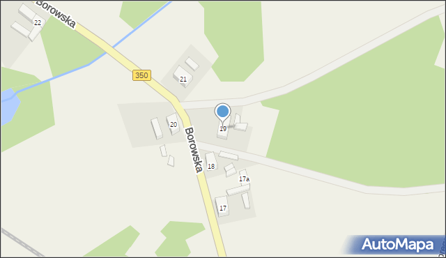 Ruszów, Borowska, 19, mapa Ruszów