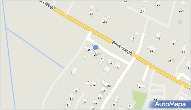 Rymanów, Bohaterów II Wojny Światowej, 43, mapa Rymanów