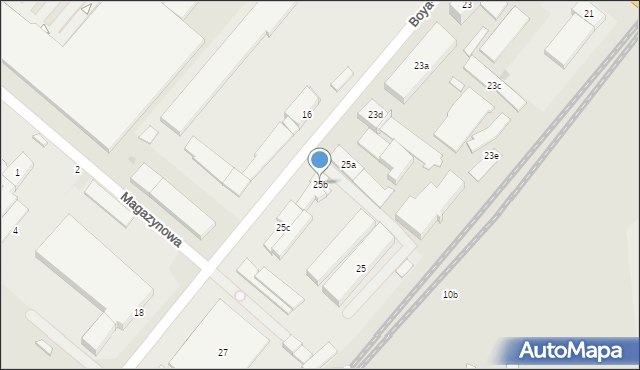 Rzeszów, Boya-Żeleńskiego Tadeusza, 25b, mapa Rzeszów
