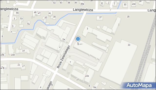 Rzeszów, Boya-Żeleńskiego Tadeusza, 5, mapa Rzeszów