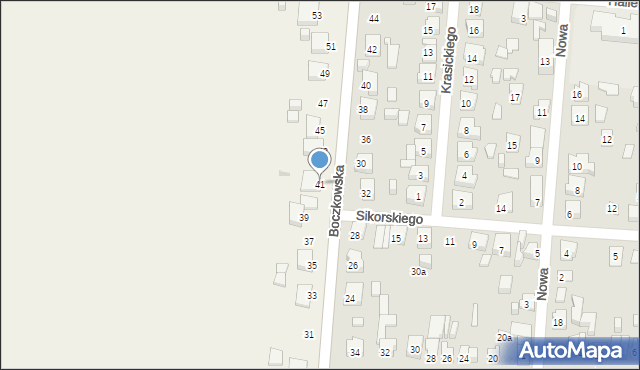 Skalmierzyce, Boczkowska, 41, mapa Skalmierzyce