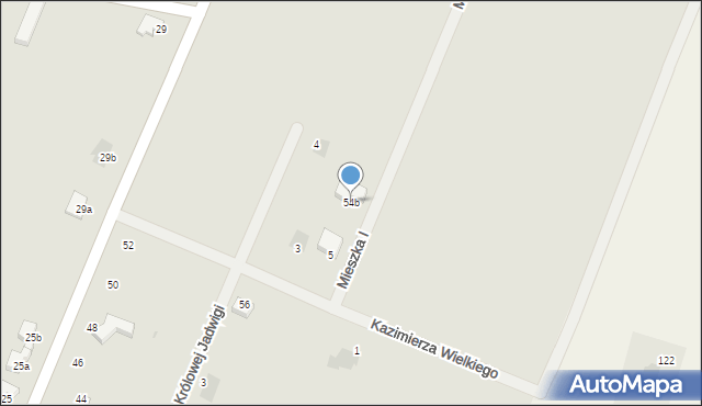 Skaryszew, Bogusławska, 54b, mapa Skaryszew