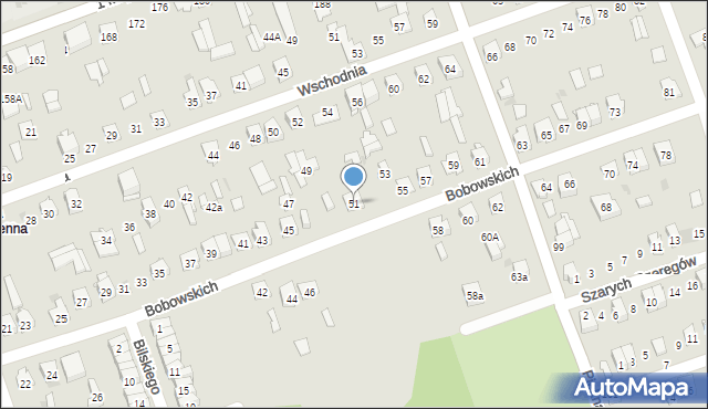 Skarżysko-Kamienna, Bobowskich, 51, mapa Skarżysko-Kamienna