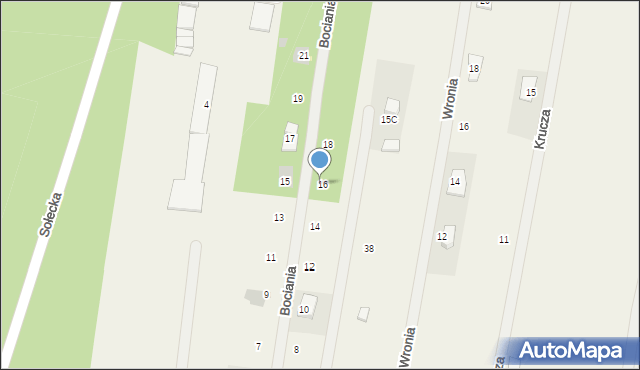 Skierdy, Bociania, 16, mapa Skierdy