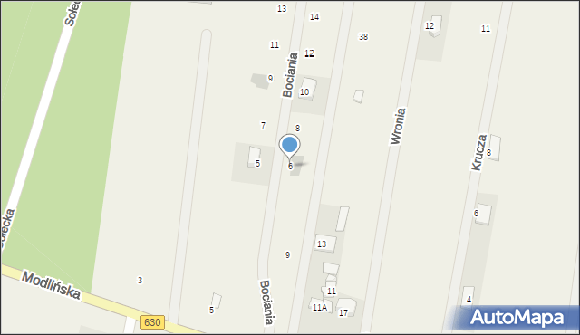 Skierdy, Bociania, 6, mapa Skierdy