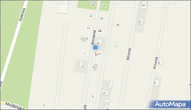 Skierdy, Bociania, 8, mapa Skierdy